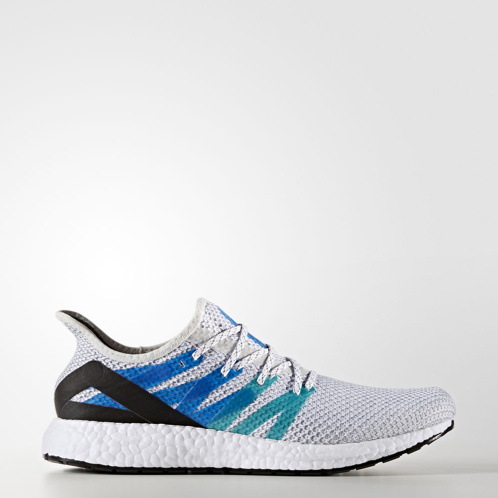 Adidas Speedfactory Am4ldn - παπουτσια για τρεξιμο ανδρικα - Ασπρα/Μαυρα,Μέγεθος: EU 36 – 54 2/3 (60